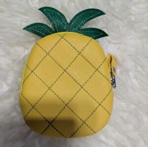 Yellow Pineapple Coin Purse For Any Age